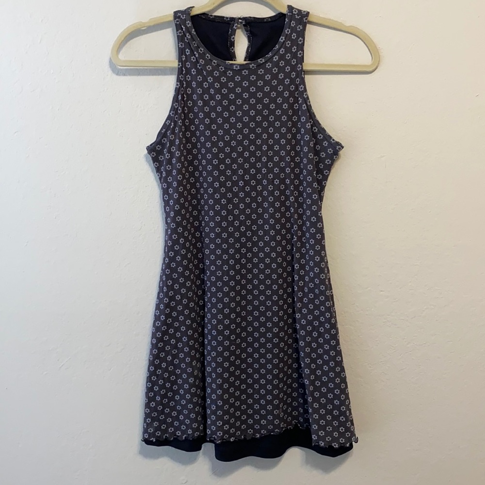 90s Vintage Grunge Daisy Print Mini Dress